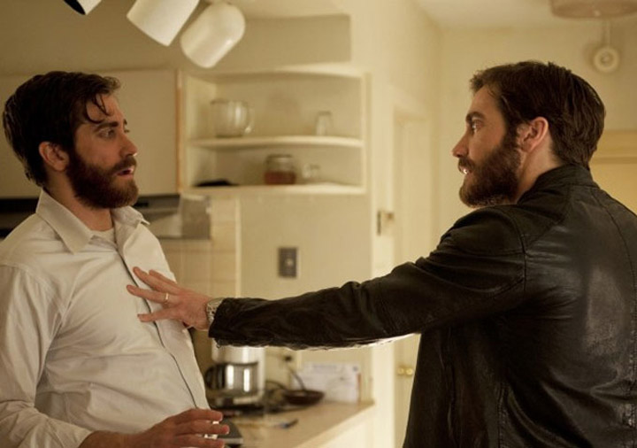 Jake Gyllenhaal stars opposite himself in 'Enemy.'.
