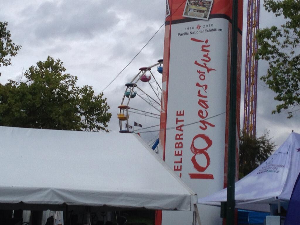 For the second time in less than a week, power has gone out at the PNE.