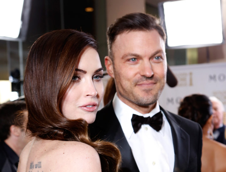 Megan Fox and Brian Austin Green, pictured in January 2013.