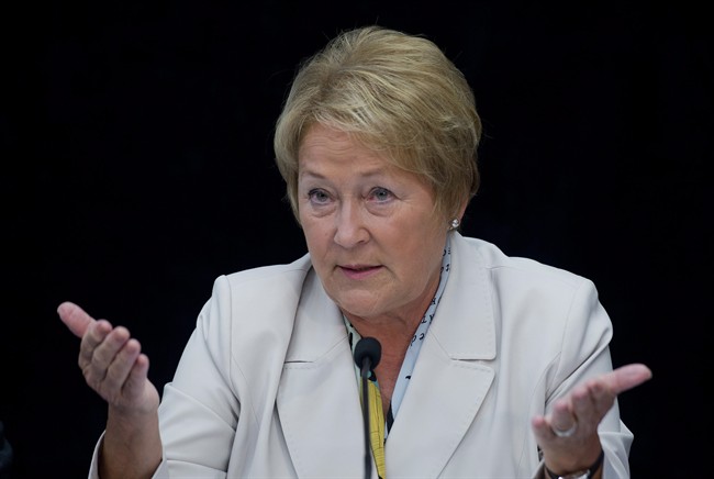 Quebec Premier Pauline Marois.