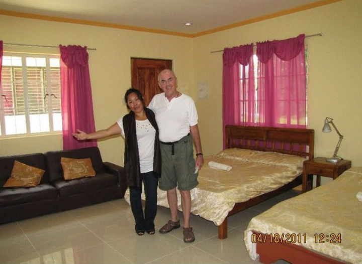 Harry Doyle and Jane Doyle are seen in an April 2011 photo posted on Facebook, The photo was taken in a guesthouse the couple owned, called Jane's Lodge, in Surigao City, Philippines.