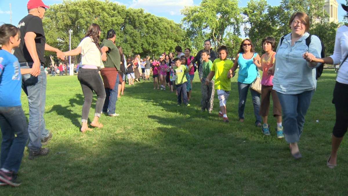 On Wednesday, nearly 150 activists took over Memorial Park for the weekly "Water Wednesday" meeting, which focuses on Canada's water resources.