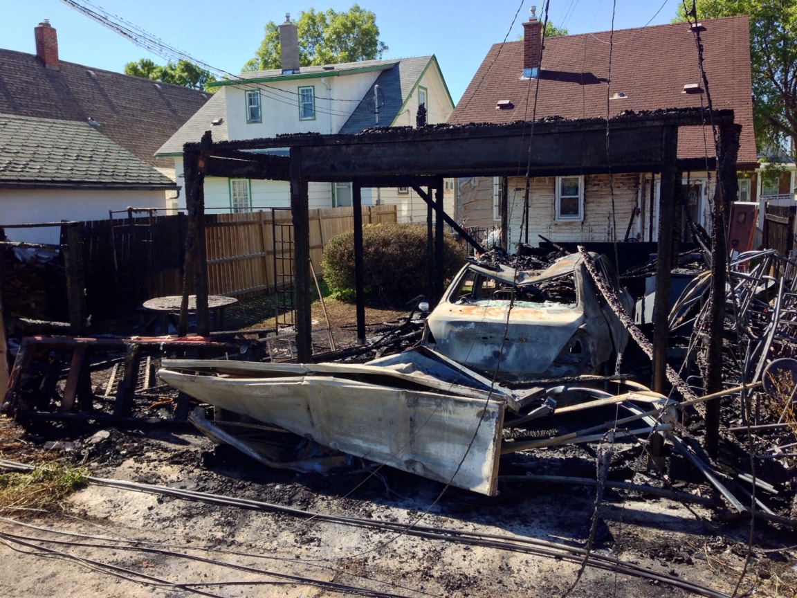 The number of fires caused by arson in 2013 was about 40 per cent lower than in 2012.