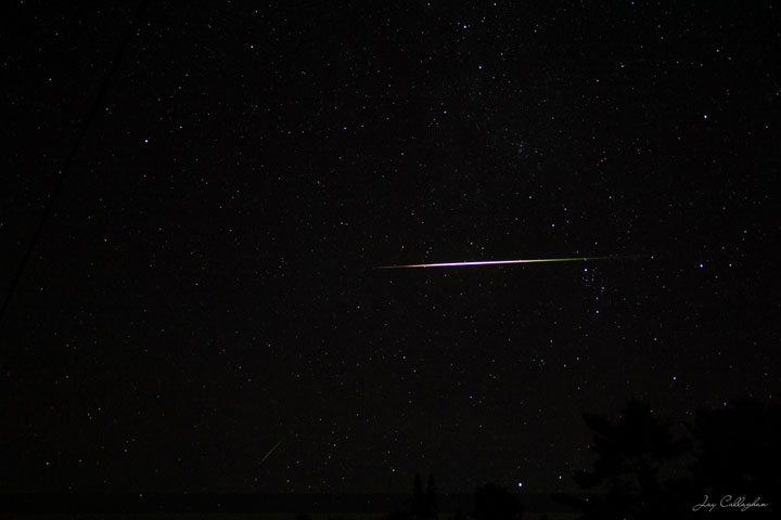 Try to catch some meteors during the first meteor shower of the spring, the Lyrids.