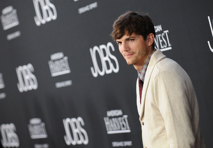 Ashton Kutcher pictured at the 'Jobs' premiere in August 2013.