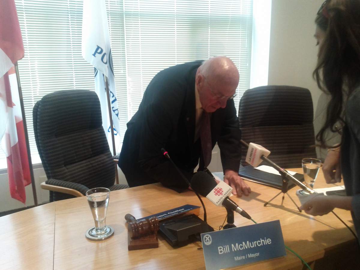 Despite assurances to the contrary, Pointe-Claire Mayor Bill McMurchie has doubts about Reliance Power Equipment's ability to clean up its lot. 