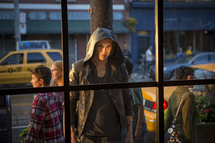 Toronto's streetcar tracks make a cameo appearance in New York City in a scene from 'The Mortal Instruments: City of Bones.'.