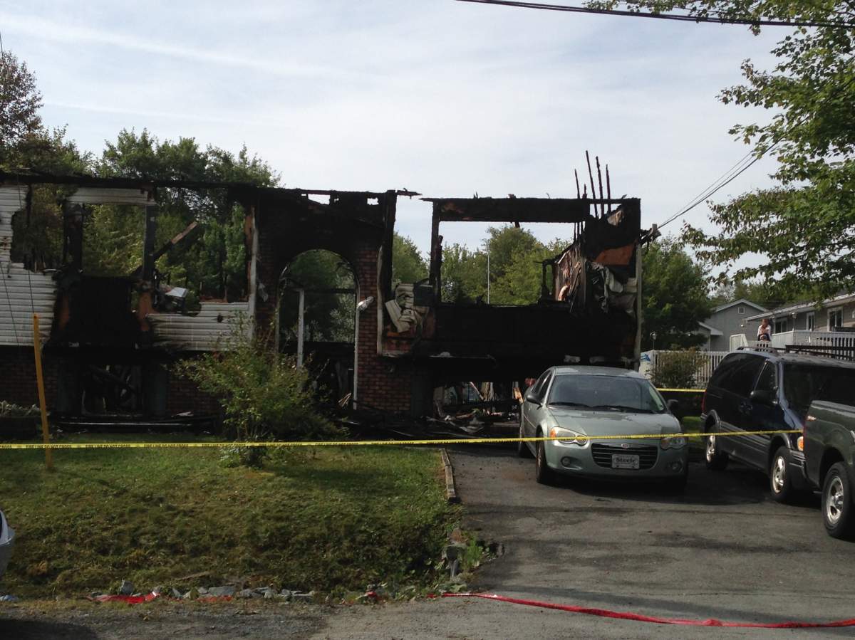 A family home in Middle Sackville, N.S. was destroyed by fire early Monday morning.