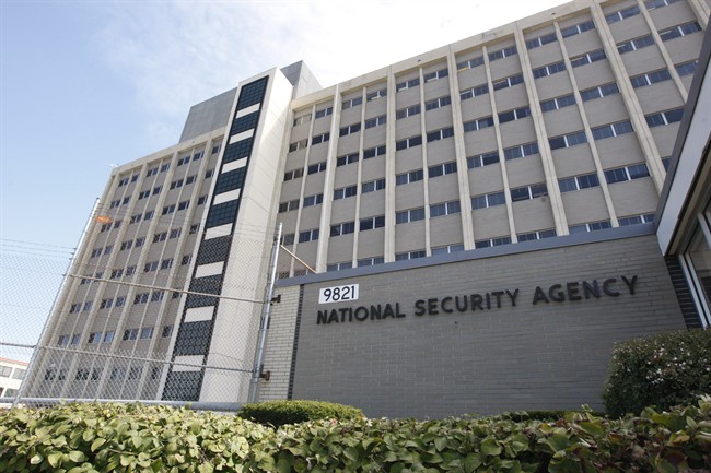 FILE - This Sept. 19, 2007 file photo shows the National Security Agency building at Fort Meade, Md.