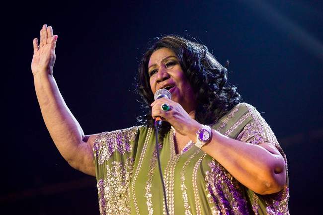 FILE - In this May 11, 2013 file photo, Aretha Franklin performs during McDonald's Gospelfest 2013 at the Prudential Center in Newark, N.J.