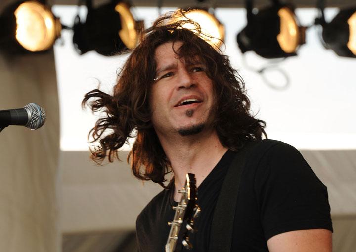 Guitarist "Phil X" Xenidis, pictured in 2011.