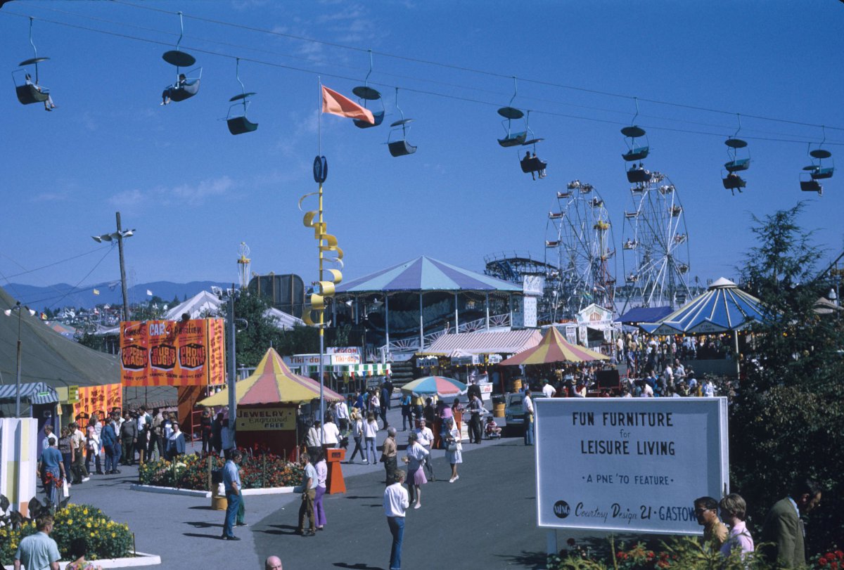 PNE - August 29, 1970. Credit: Vancouver Archives.