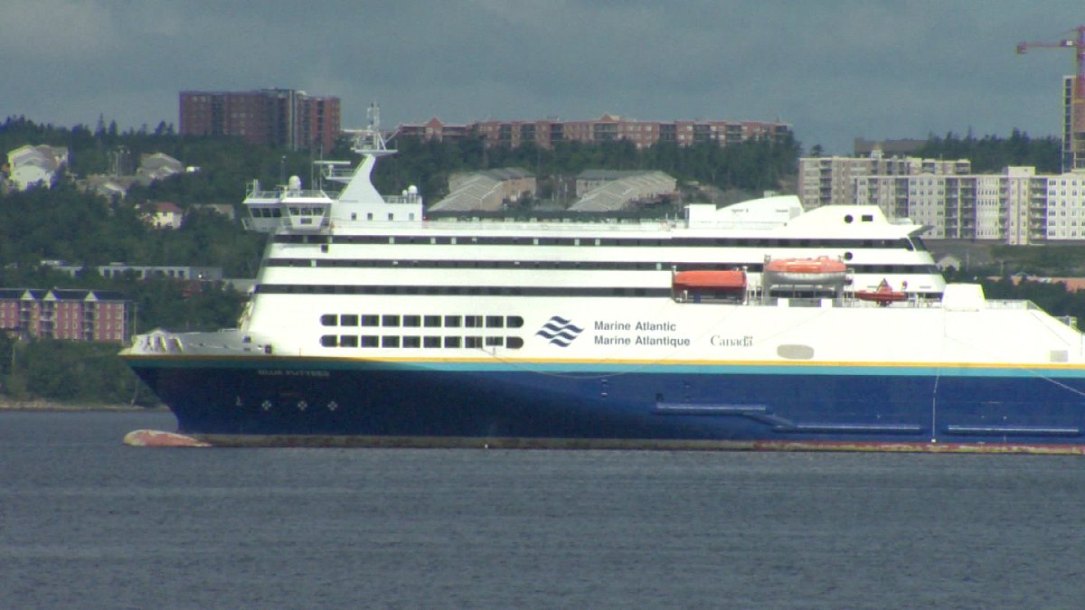 The MV Blue Puttees (file photo).