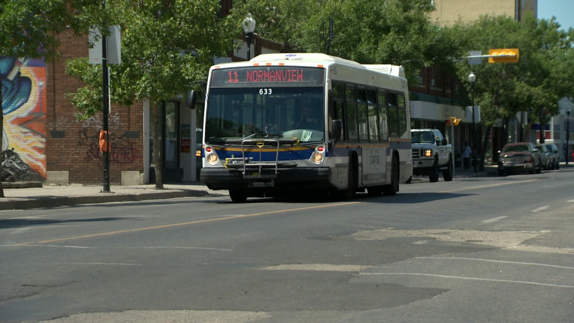 22 bus stops will be closed for the next two days in Regina