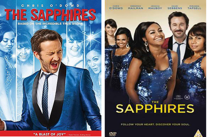 U.S. cover for The Sapphires DVD called sexist racist