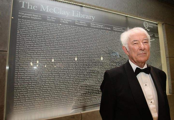 Seamus Heaney, Ireland's foremost poet who won the Nobel literature prize in 1995, has died after a half-century exploring the wild beauty of Ireland and the political torment within the nation's soul. He was 74.