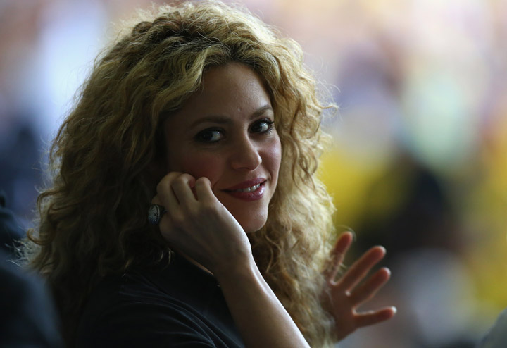 Shakira, pictured in June 2013.