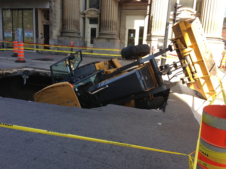 sinkhole montreal