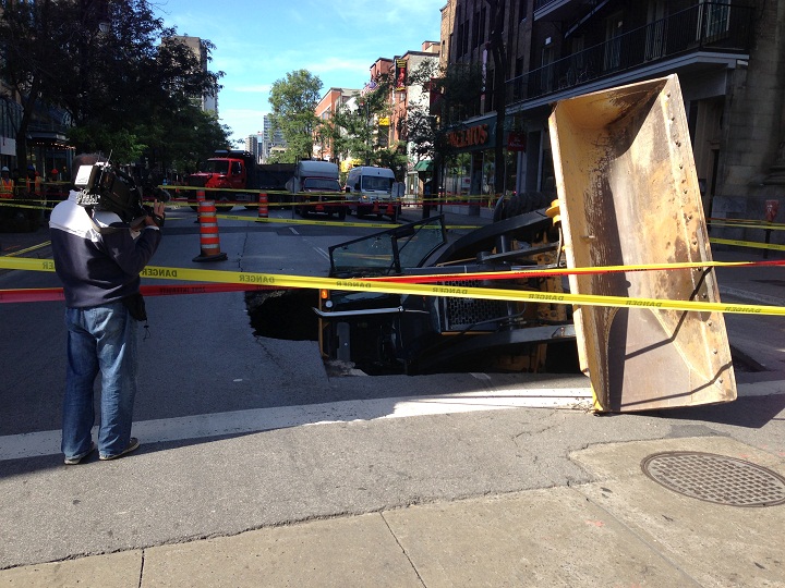 sinkhole montreal