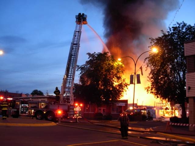 Fire in SmithersCredit: Charlie Northrup