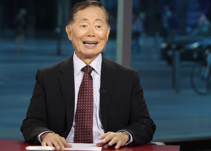 George Takei on Global's 'The Morning Show.'.