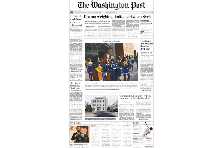 Gallery: Newspaper front pages morning after Kerry’s statement on Syria - image