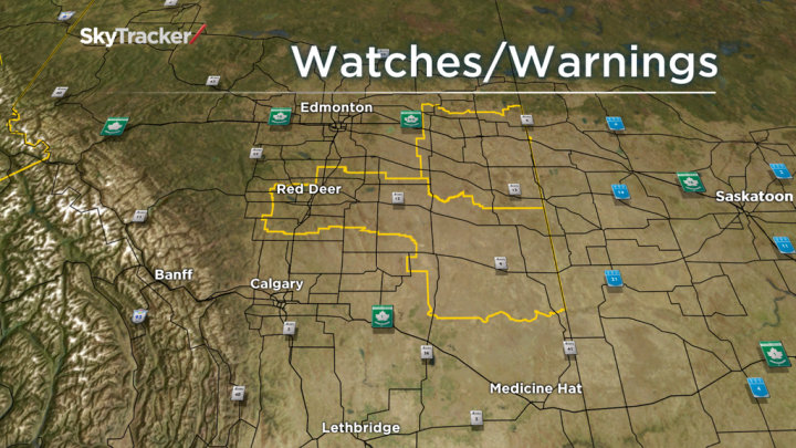 Severe Thunderstorm Watch In Effect For Parts Of East Central Alberta Globalnewsca 