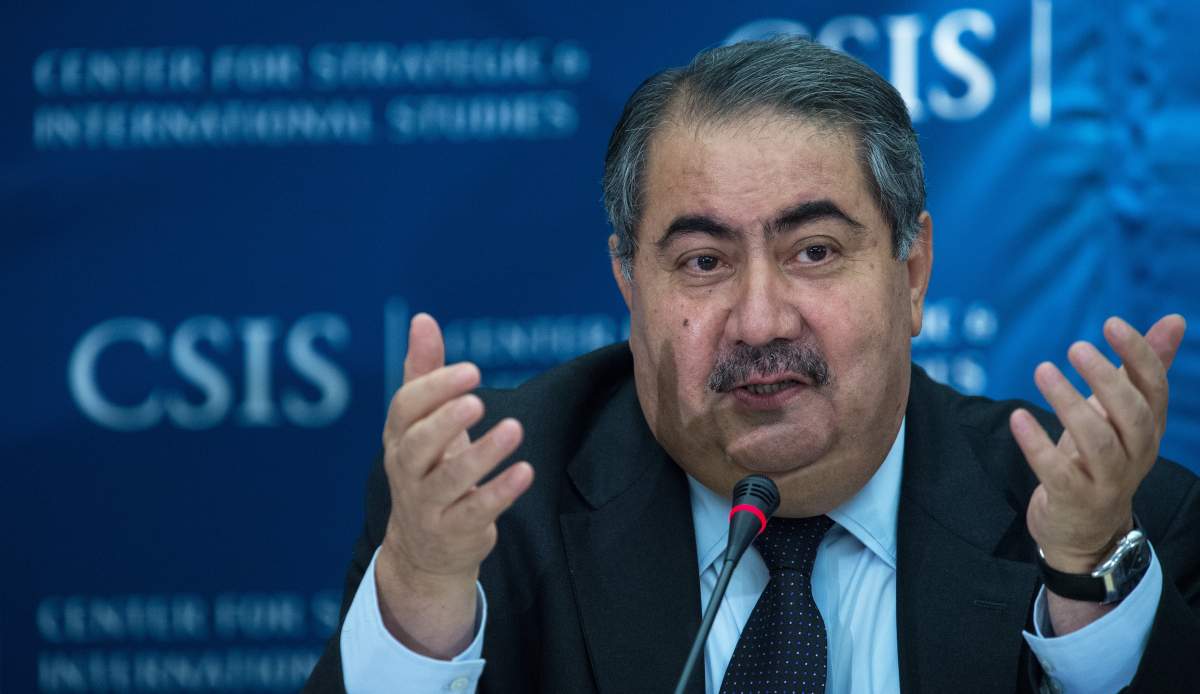 Minister of Foreign Affairs of Iraq, Hoshyar Zebari delivers remarks at the Center for Strategic & International Studies (CSIS) on the topic of military strategy August 16, 2013, in Washington, DC.