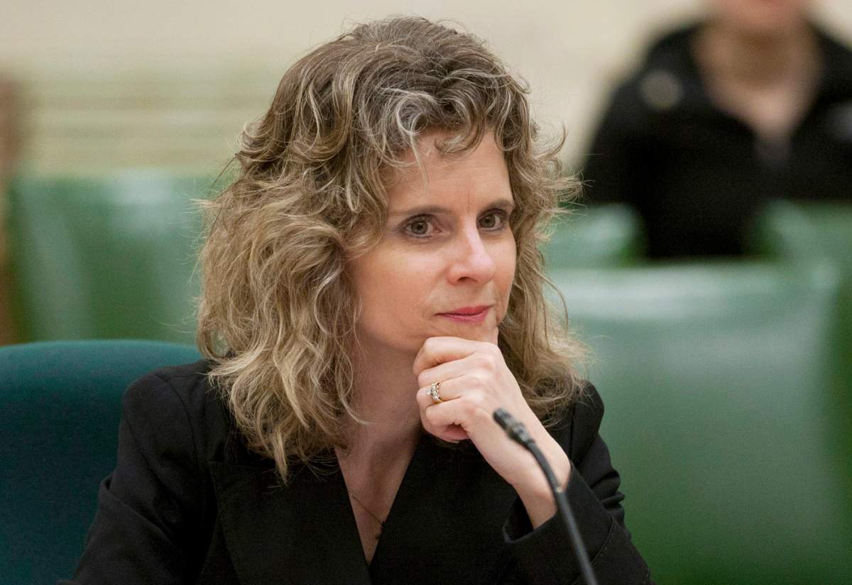 Lobbying Commissioner Karen Shepherd is pictured here at a Commons committee in Ottawa in May 2012. Adrian Wyld/The Canadian Press