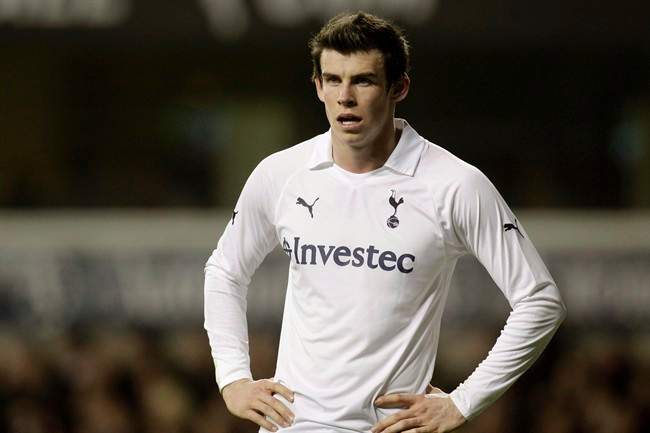 In this Wednesday, March 7, 2012 file photo, Tottenham Hotspur's Gareth Bale reacts during their English FA Cup fifth round replay soccer match against Stevenage at White Hart Lane, London.(AP Photo/Sang Tan, File).