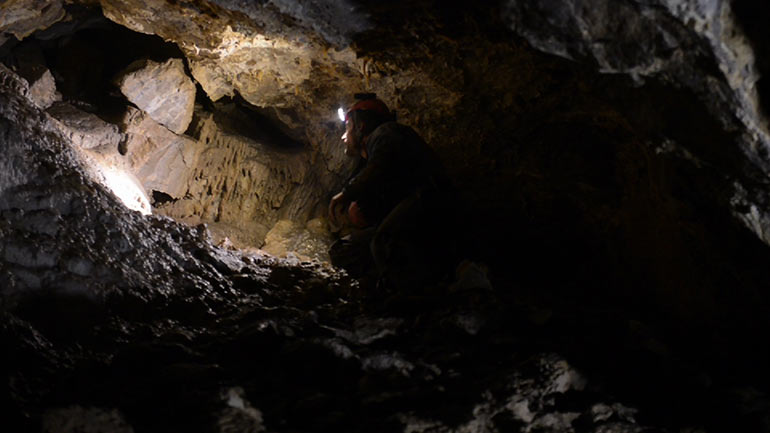 Vieira spends more time underground than above, combing through dark subterranean passages in Cuba, Mexico, China and Canada.