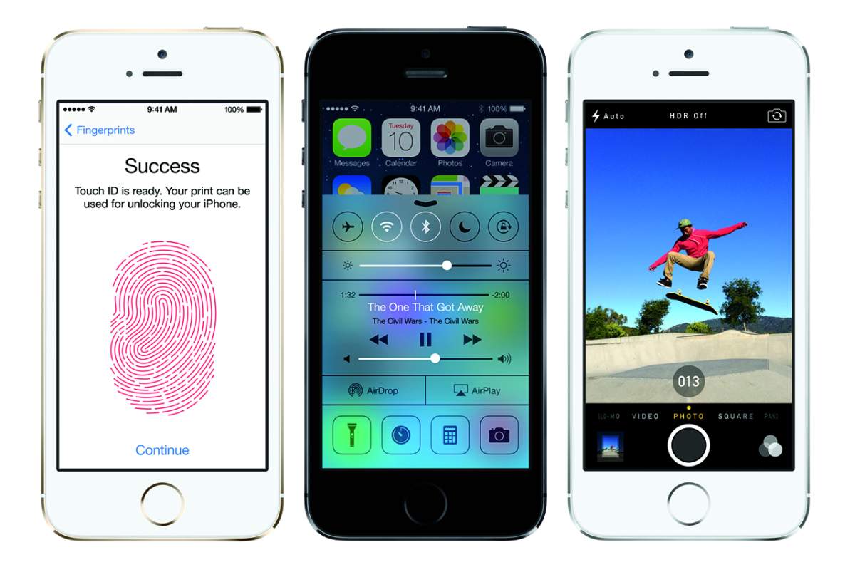 The iPhone 5S most impressive features are fingerprint scan ID and better quality and faster picture taking.