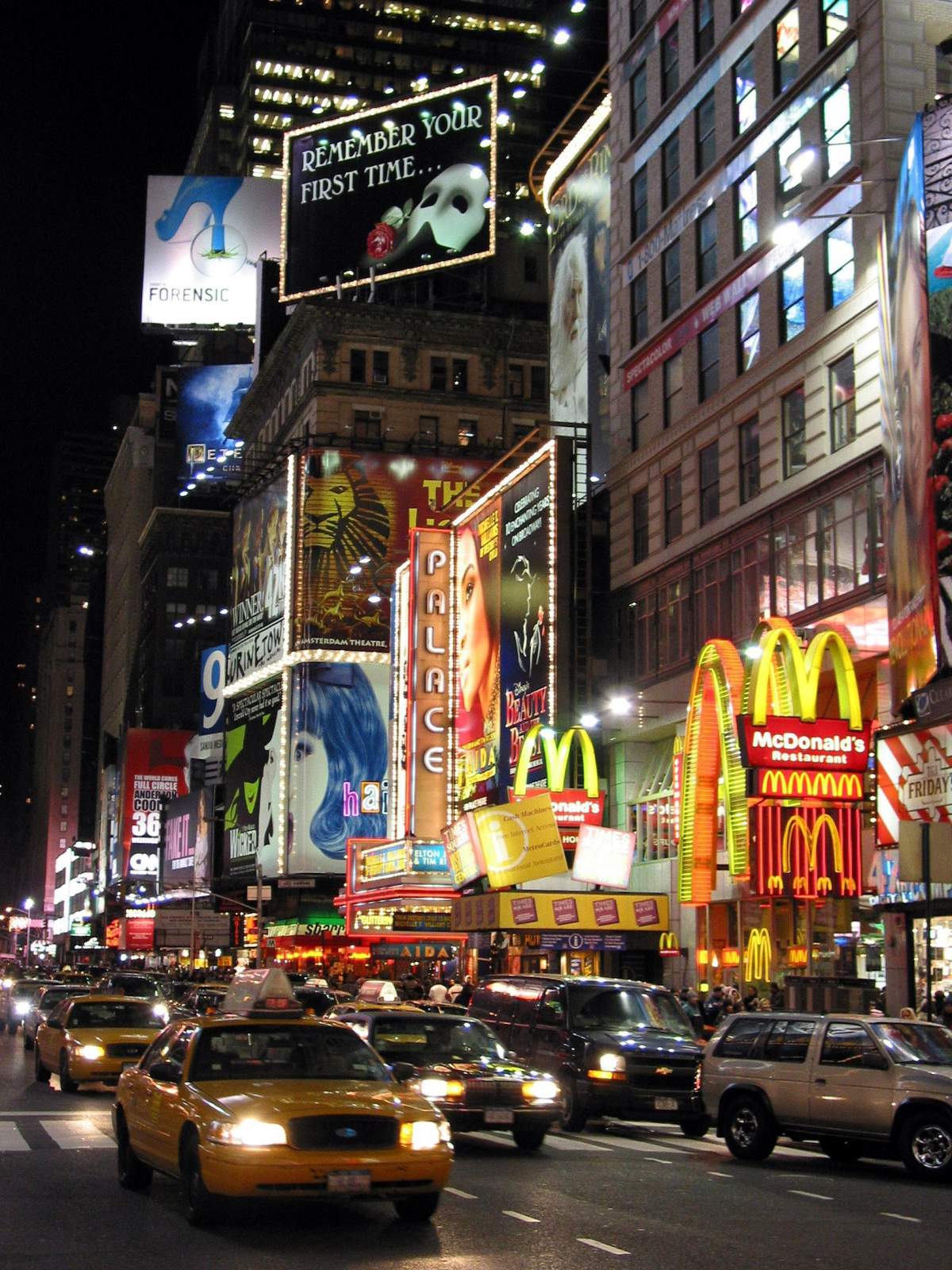 Times Square on Broadway Ave. in New York city Thursday Dec. 4, 2003.