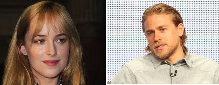Dakota Johnson and Charlie Hunnam will star in the '50 Shades' movie.