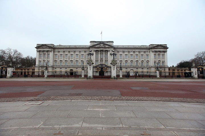 A general view of Buckingham Palace in London, England.