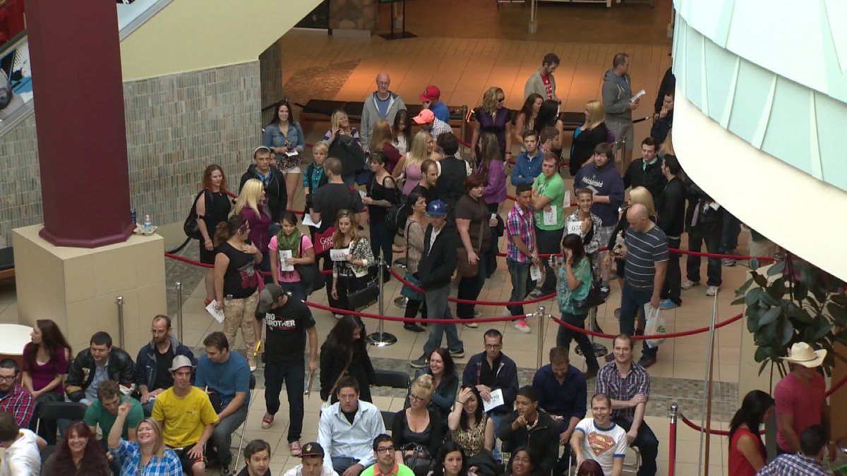 Hundreds of potential "houseguests" showed up at the Halifax Shopping Centre on Friday, hoping to part of the next season of Big Brother Canada.