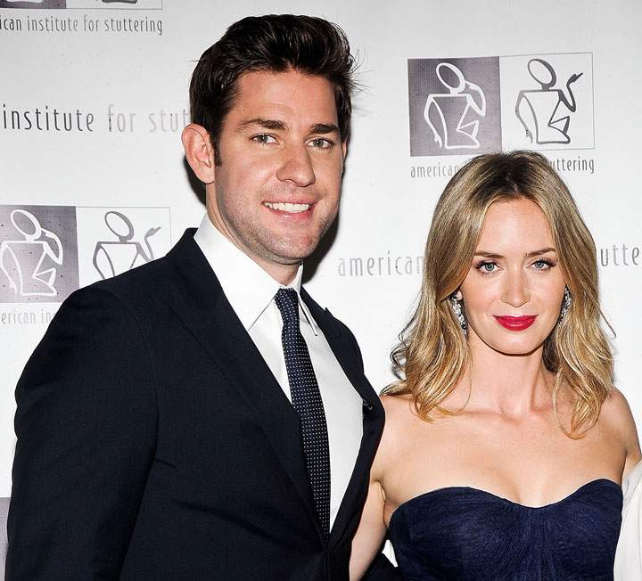 John Krasinski and Emily Blunt, pictured in June 2013.