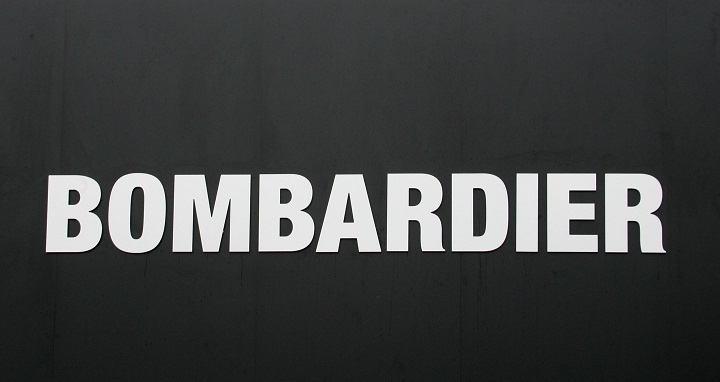 Bombardier logo. 