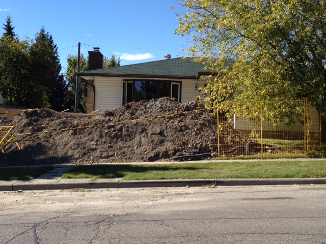 A man was found unconscious in this northwest basement.