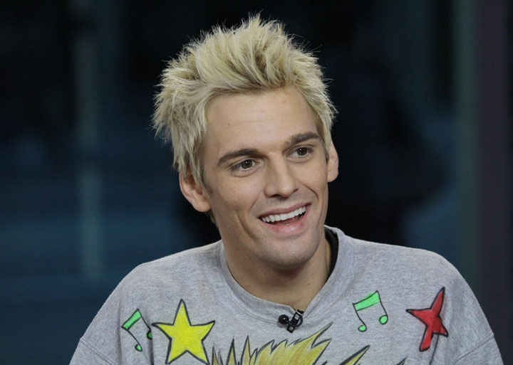 Aaron Carter on 'The Morning Show' in September 2013.