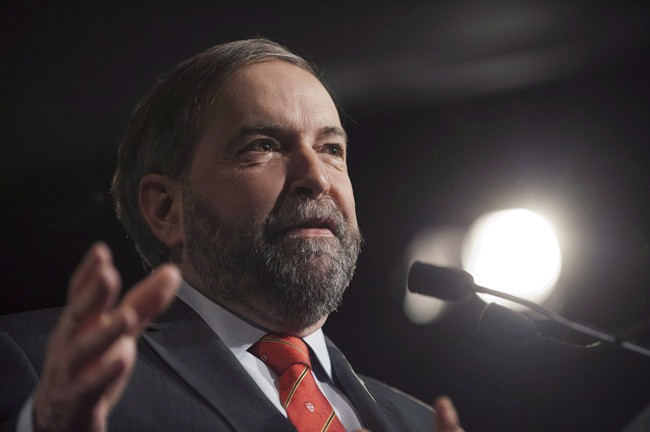 New Democrat Leader Thomas Mulcair says the ongoing
scandal swirling around Toronto's embattled mayor Rob Ford is
rubbing off on Prime Minister Stephen Harper.
