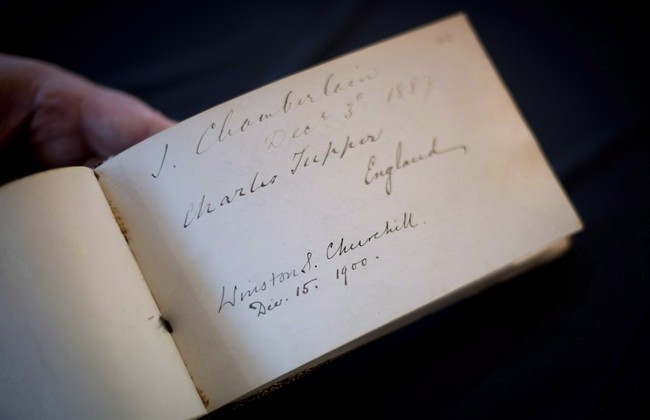 Ample price for antique autograph book - image