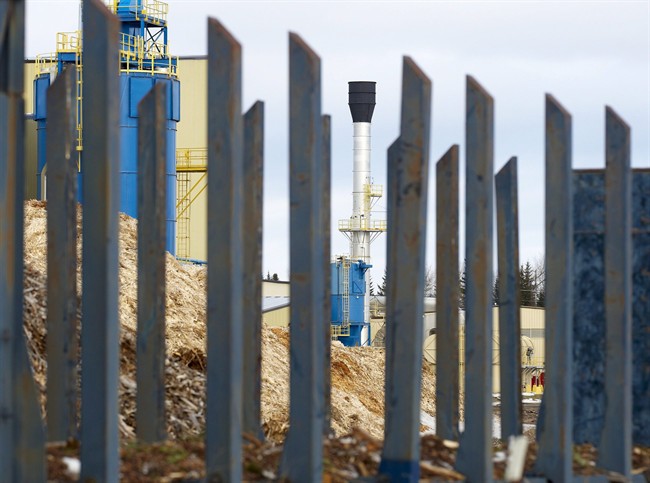 A Louisiana-Pacific wood products plant in New Limerick, Maine is pictured, Feb. 20, 2010. 