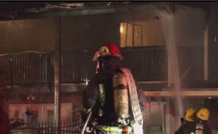 Three people have been forced from their homes after a fire in Tsawwassen. 