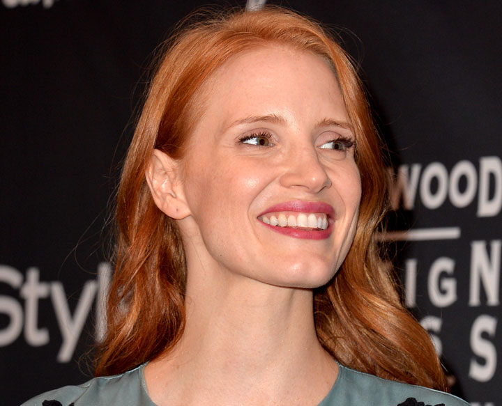 Jessica Chastain, pictured at a TIFF event.