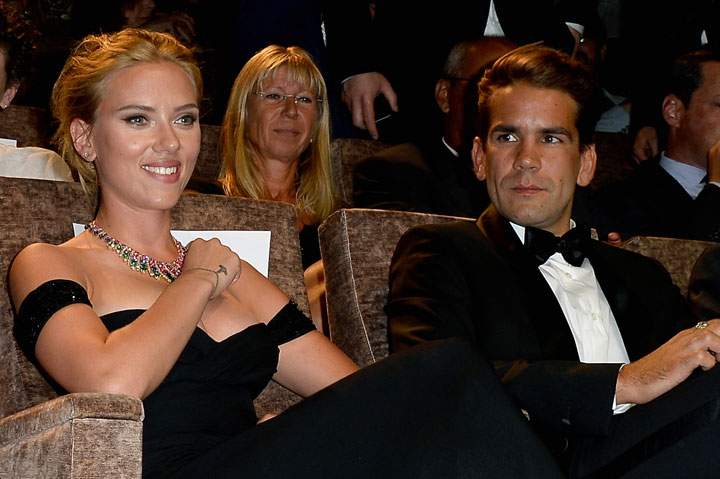 Scarlett Johansson and Romain Dauriac, pictured in September 2013.