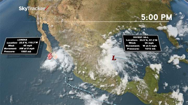 Another storm is battering Mexico.