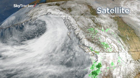 Current radar shows the system approaching.