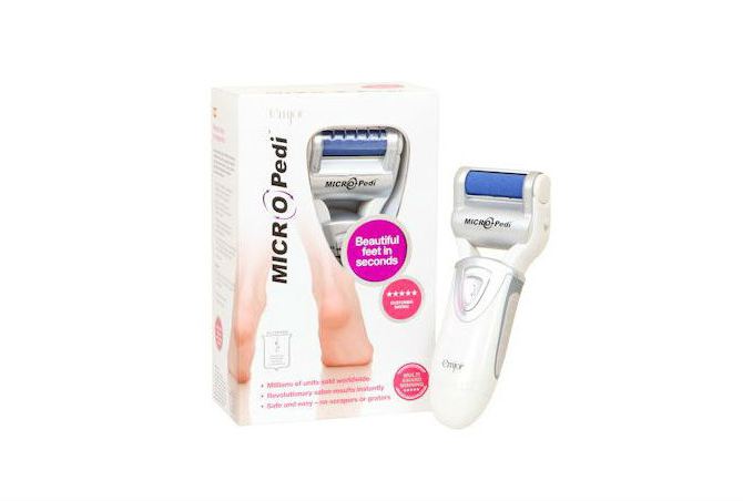 The Micro Pedi at-home pedicure tool. One of the gifts available during the Toronto International Film Festival.