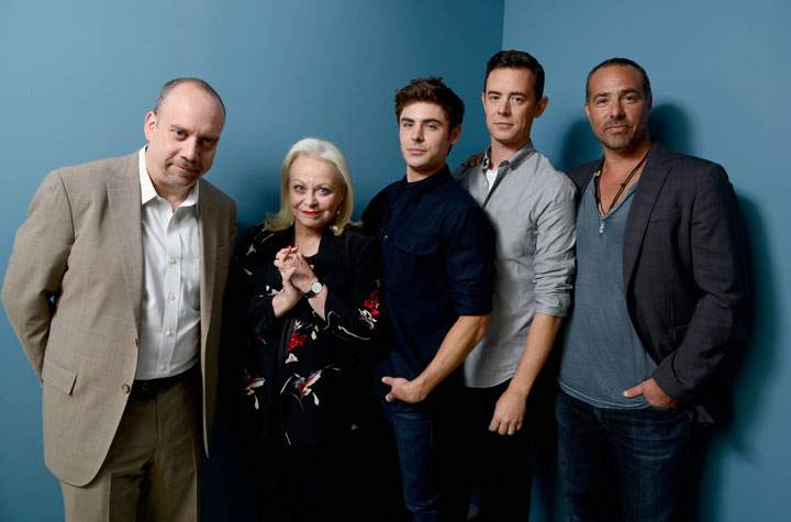 Paul Giamatti, Jacki Weaver, Zac Efron, Colin Hanks and director Peter Landesman of ‘Parkland’ at TIFF.